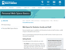 Tablet Screenshot of home.ubalt.edu