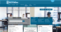 Desktop Screenshot of langsdale.ubalt.edu